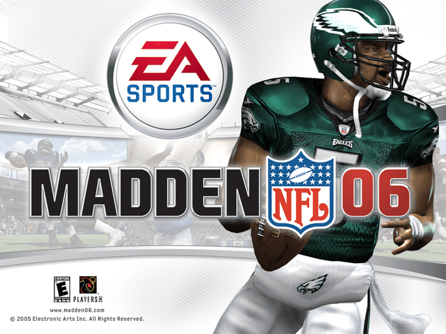 Madden NFL 06 title screen for Xbox
